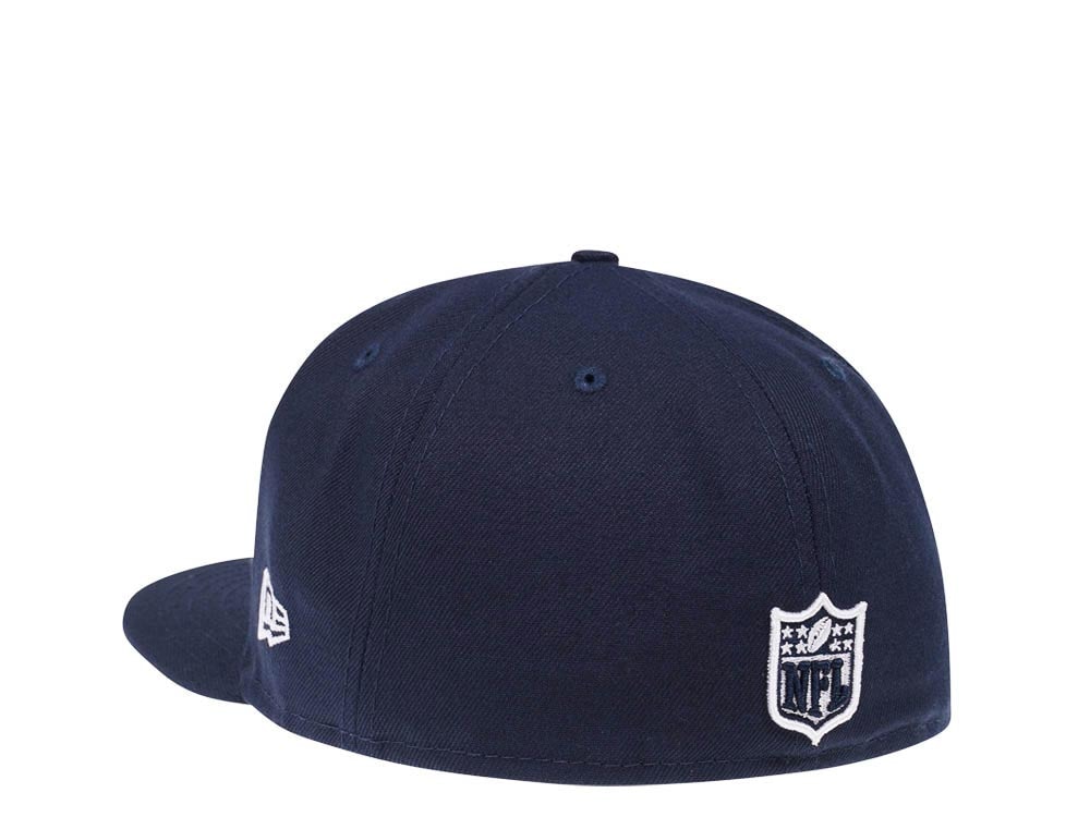 New Era Seattle Seahawks Navy Classic Edition 59Fifty Fitted Hat