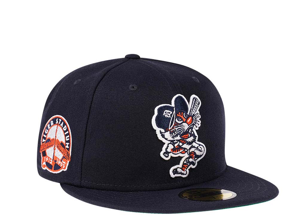 New Era Detroit Tigers Stadium Patch Navy Throwback Edition