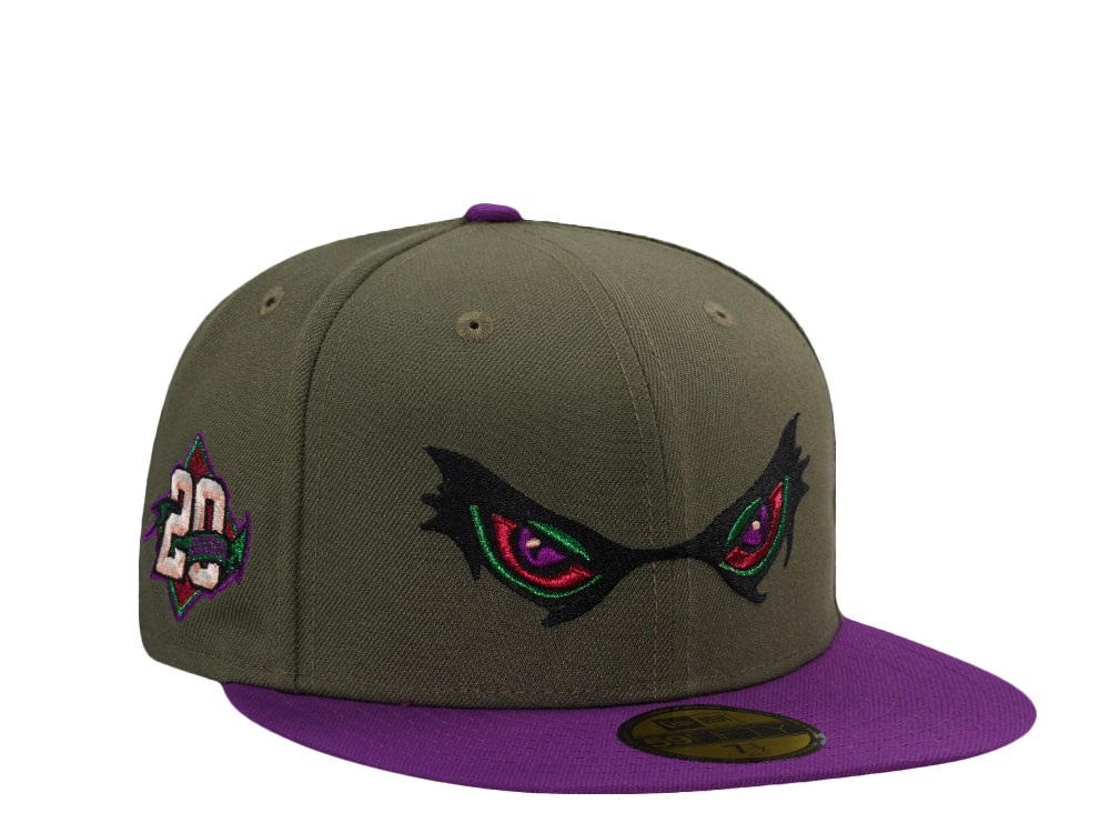 New Era Dayton Dragons 20 Seasons Olive Two Tone Edition 59Fifty Fitted Hat