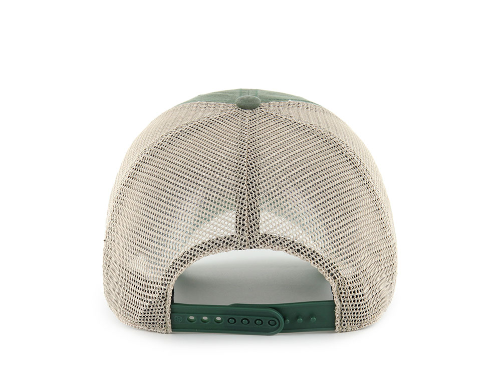 47Brand Oakland Athletics Bottle Green Four Stroke Edition Trucker Clean Up Snapback Hat