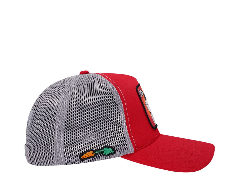 Capslab Looney Tunes Bugs Bunny Red Trucker Snapback Hat