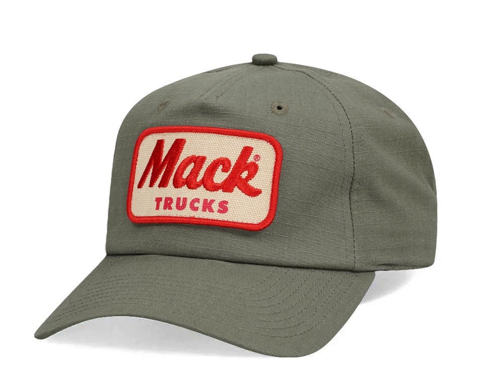 American Needle Mack Trucks Olive Dadhat Snapback Hat