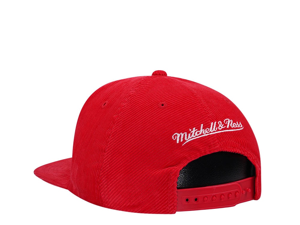 Mitchell & Ness Miami Heat Red Cord Hardwood Classic Snapback Hat