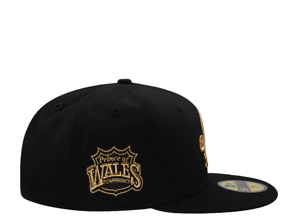 New Era Quebec Nordiques Prince of Wales Conference Black Prime Edition 59Fifty Fitted Hat