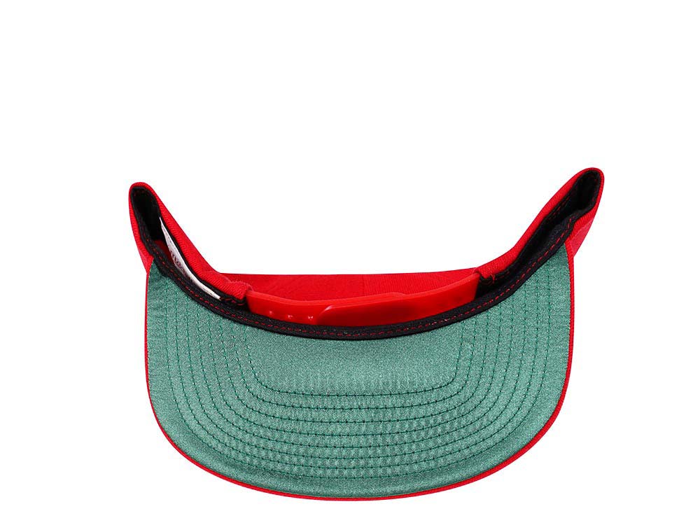 Mitchell & Ness Atlanta Hawks HWC Zig Zag Satin Undervisor Snapback Hat
