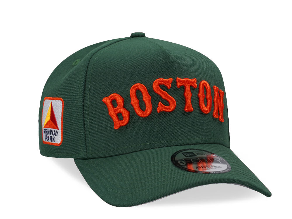 New Era Boston Red Sox Fenway Park Green Prime Edition 9Forty A Frame Snapback Hat