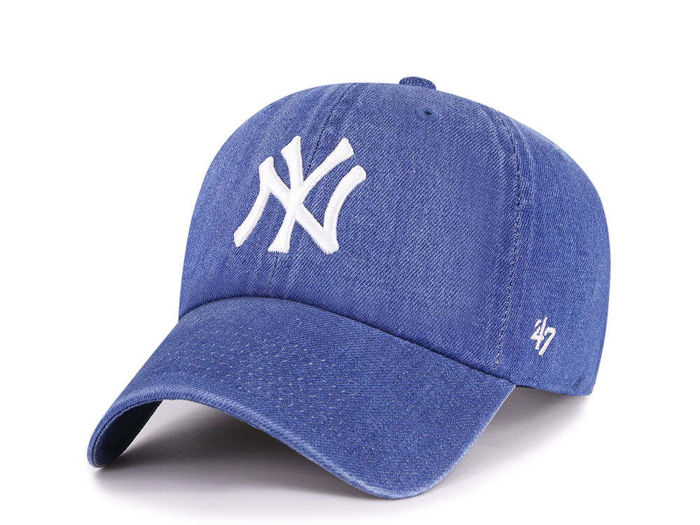 47Brand New York Yankees Timber Blue Lennon Edition Clean Up 47Brand New York Yankees Timber Blue Lennon Edition Clean Up