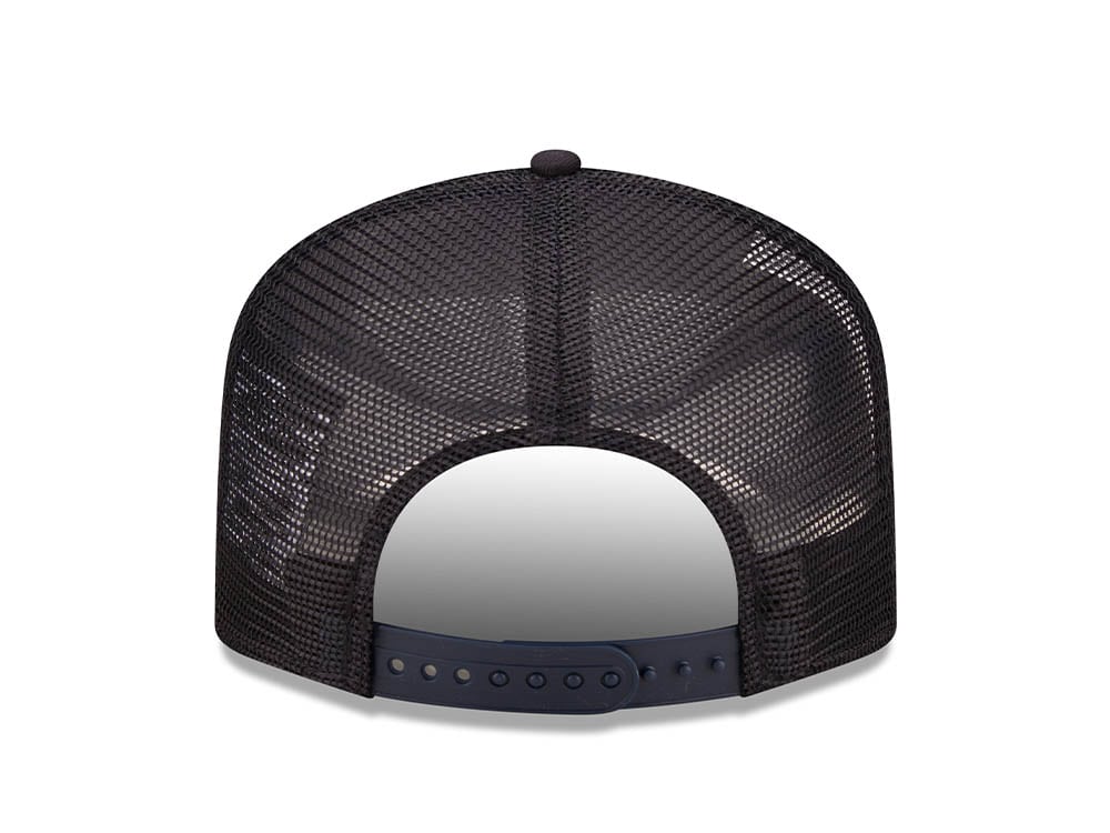 New Era Washington Postcard Navy A Frame Trucker Snapback Hat