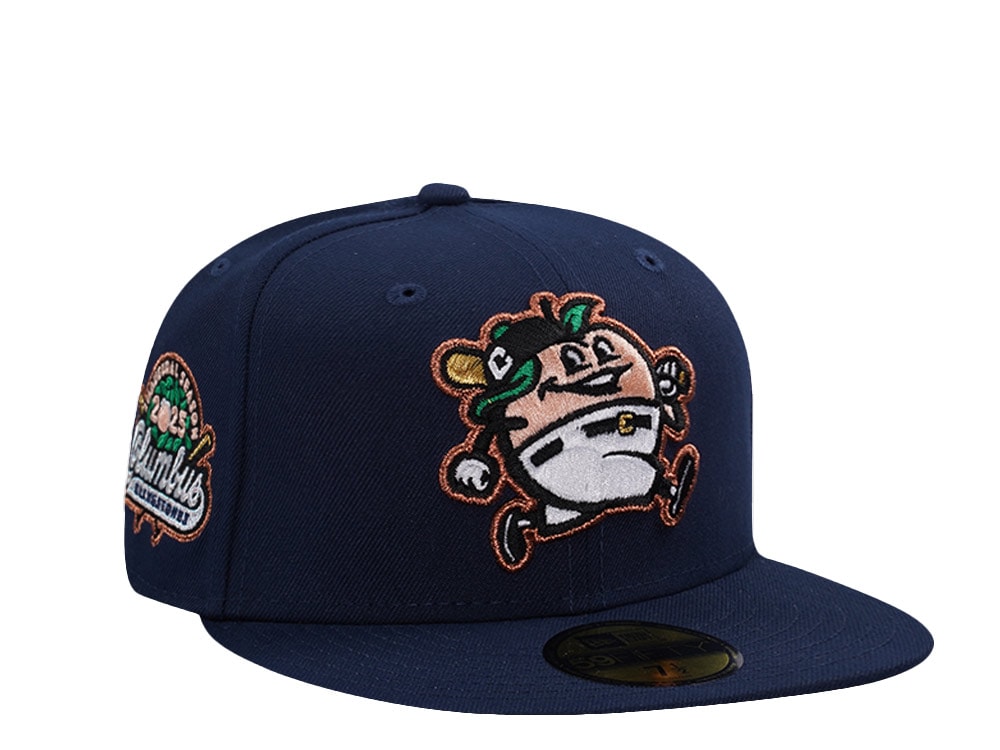 New Era Columbus Clingstones Inaugural Season 2025 Ocean Blue Prime Edition 59Fifty Fitted Hat