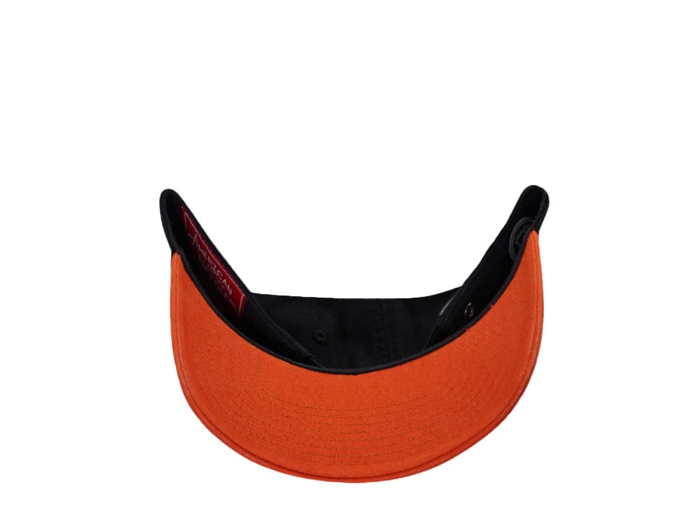 American Needle Anaheim Ducks Blue Line Black Snapback Hat