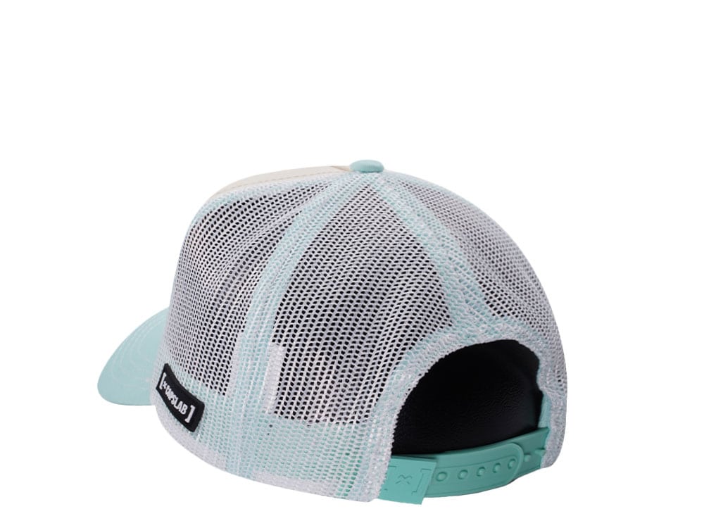 Capslab Tom and Jerry Beige Trucker Snapback Hat