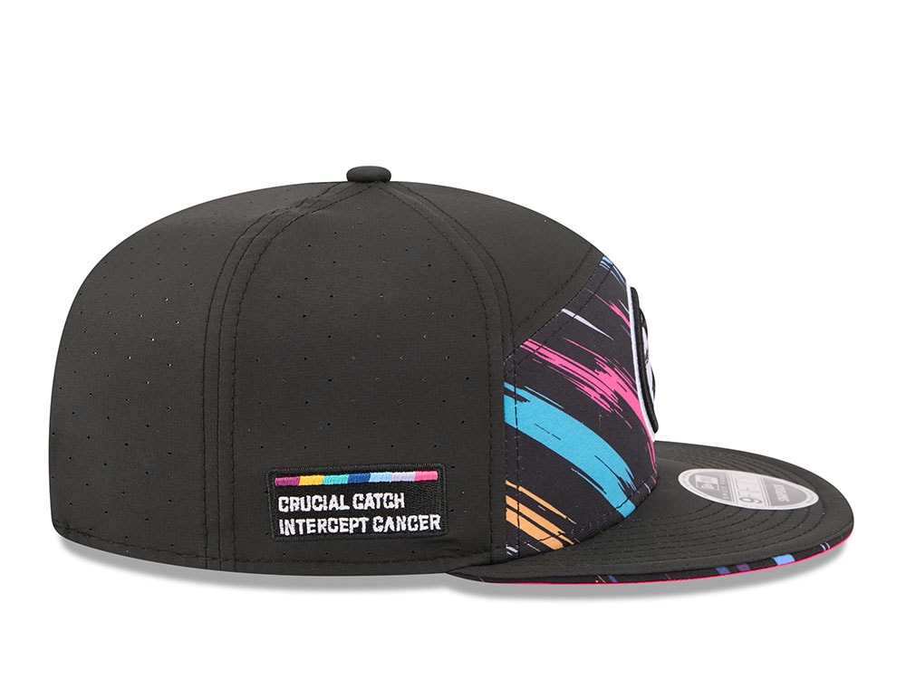 New Era Pittsburgh Steelers Crucial Catch 2026 Black Edition 9Fifty Split Panel Snapback Hat