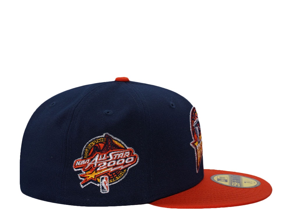 New Era Golden State Warriors All Star Game 2000 Ocean Blue Two Tone Edition 59Fifty Fitted Hat