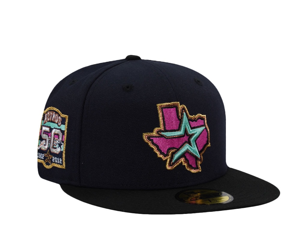 New Era Houston Astros 50th Anniversary Navy Two Tone Edition 59Fifty Fitted Hat