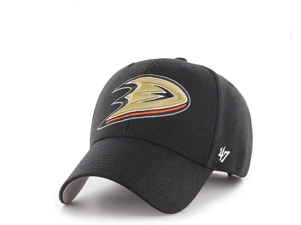47brand Anaheim Ducks Current Logo Classic Black Strapback Hat