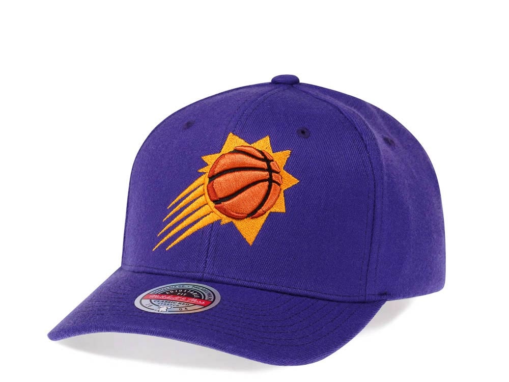 Mitchell & Ness Phoenix Suns Team Ground Red Line Solid Flex Snapback Hat