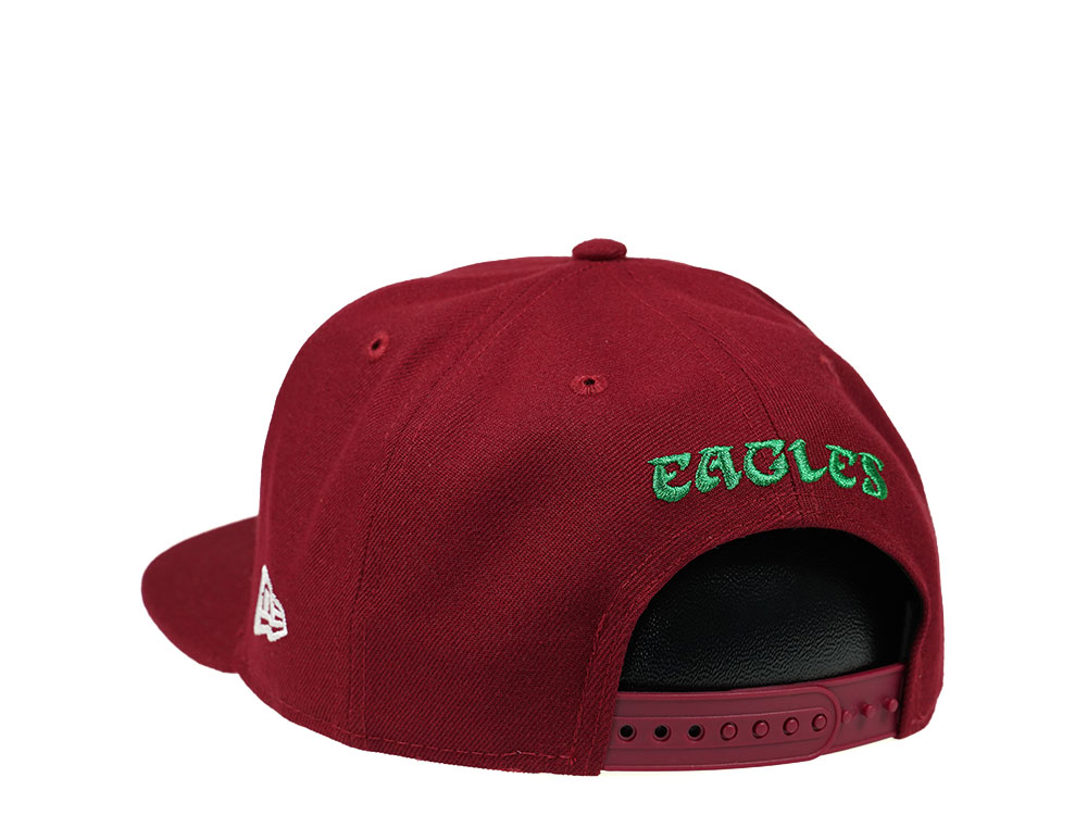 New Era Philadelphia Eagles Red Throwback Edition 9Fifty Snapback Hat