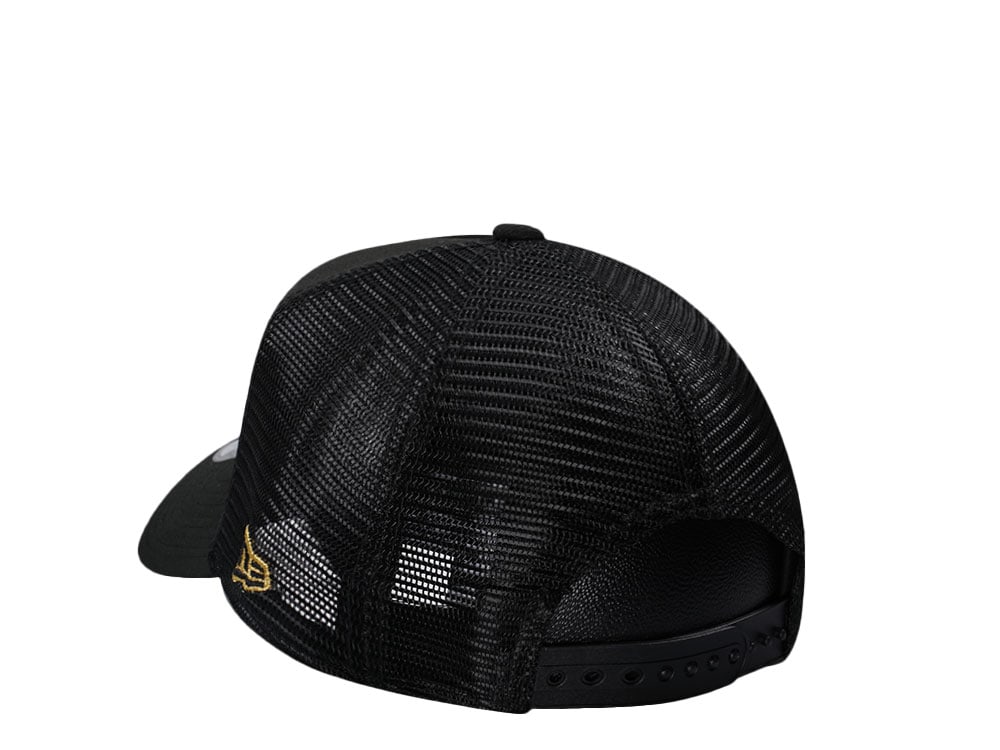 New Era Baltimore Ravens Black and Gold Classic Edition Trucker A Frame 9Forty Hat