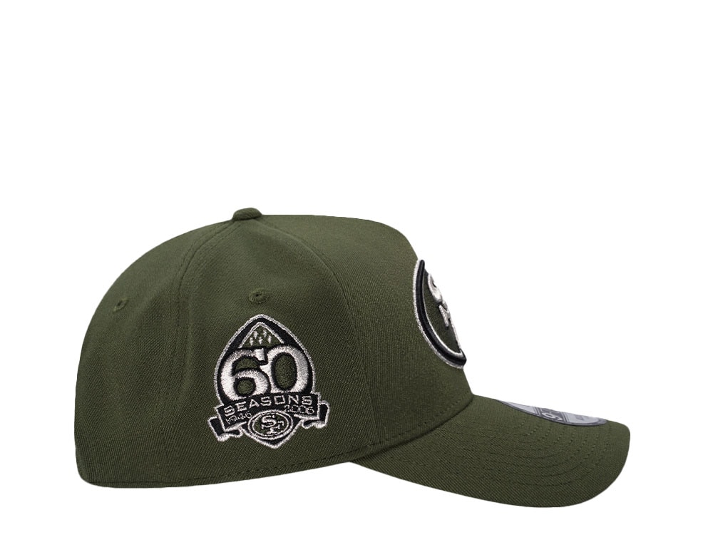 New Era San Francisco 49ers 60 Seasons Green Realtree Edition 9Forty A Frame Snapback Hat