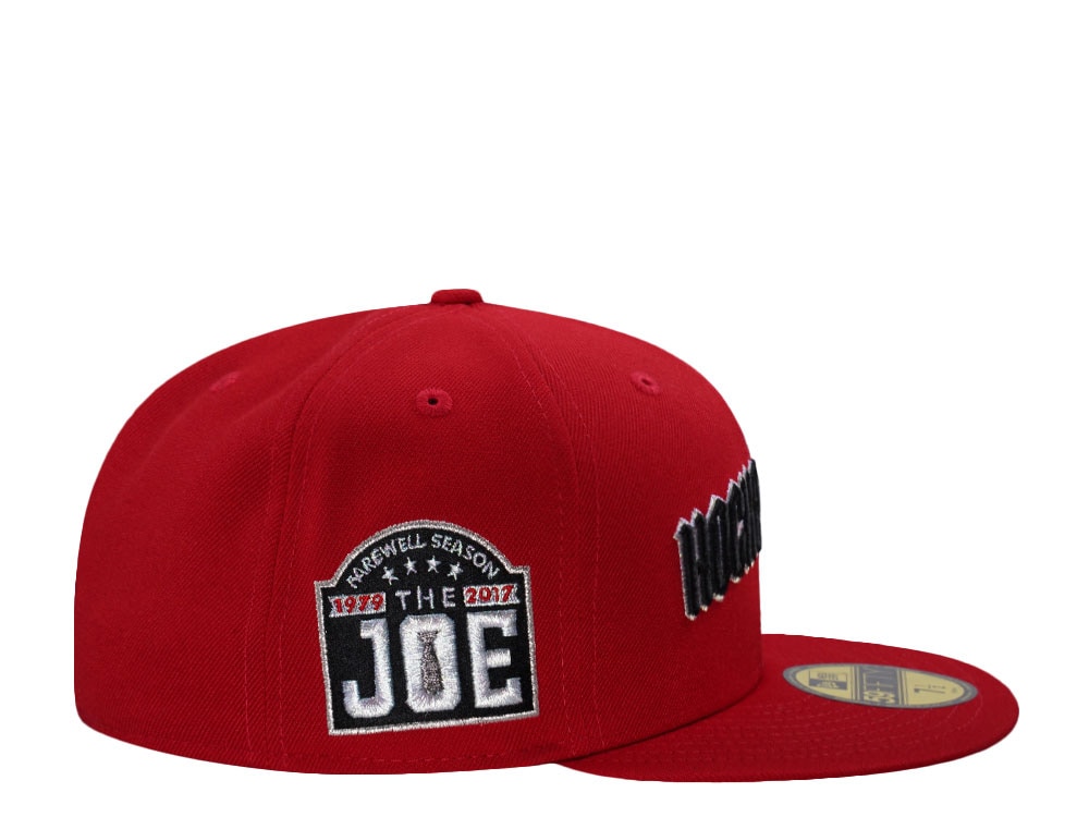 New Era Detroit Red Wings 100th Anniversary Scarlet Farewell Edition 59Fifty Fitted Hat