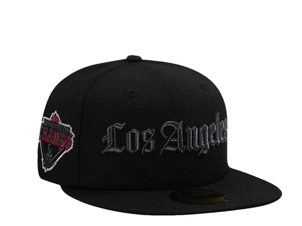 New Era Los Angeles Dodgers 24x World Series Champion Black Prime Edition 59Fifty Fitted Hat