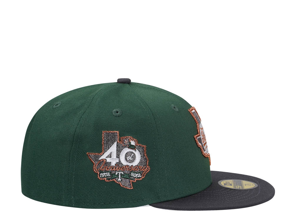 New Era Texas Rangers 40th Anniversary Pine Copper Two Tone Edition 59Fifty Fitted Hat