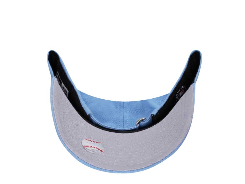 New Era Atlanta Braves Skull Sky Blue 9Twenty Strapback Hat
