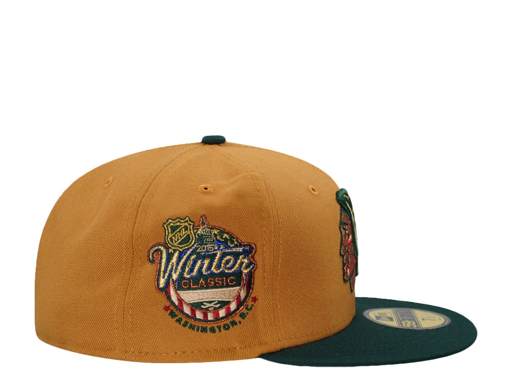New Era Chicago Blackhawks Winter Classic 2015 Panama Two Tone Edition 59Fifty Fitted Hat