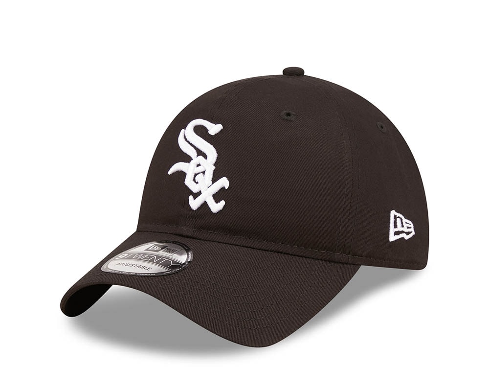 New Era Chicago White Sox League Essential Black 9Twenty Strapback Hat