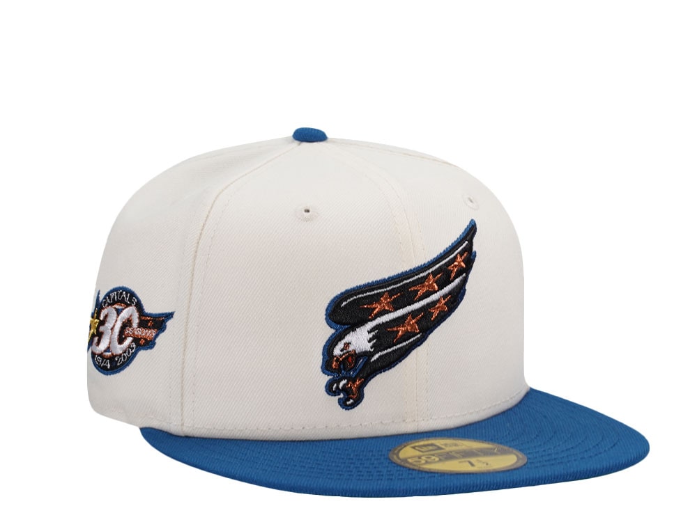 New Era Washington Capitals 30th Anniversary Chrome Two Tone Edition 59Fifty Fitted Hat