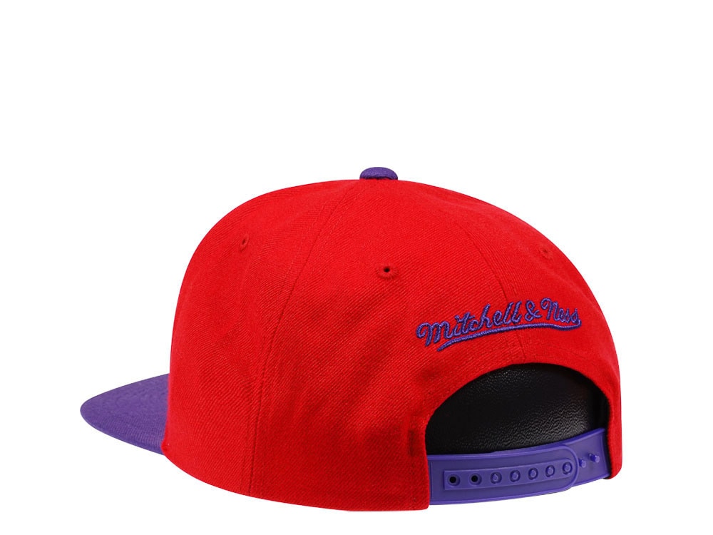 Mitchell & Ness Toronto Raptors Hardwood Classics 2 Tone Snapback Hat