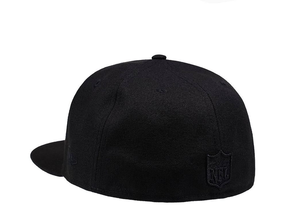 New Era Seattle Seahawks Black on Black Edition 59Fifty Fitted Hat