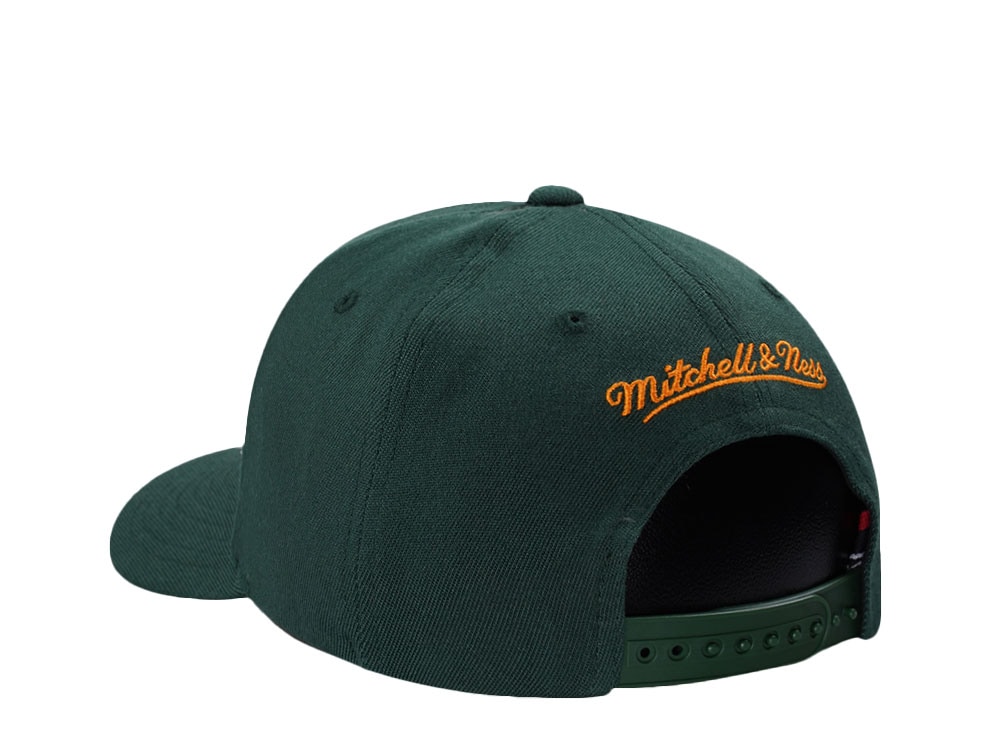 Mitchell & Ness Red Pinscript Classic Red Stretch Snapback Hat