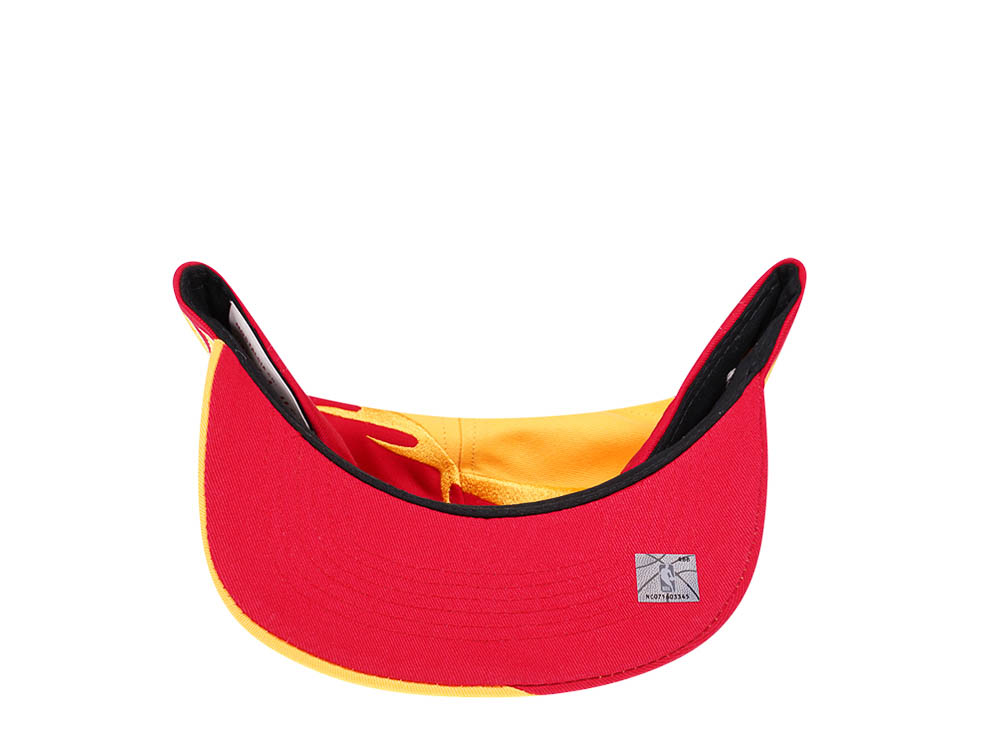 Mitchell & Ness Atlanta Hawks NBA Spiral Deadstock Hardwood Classic Snapback Hat