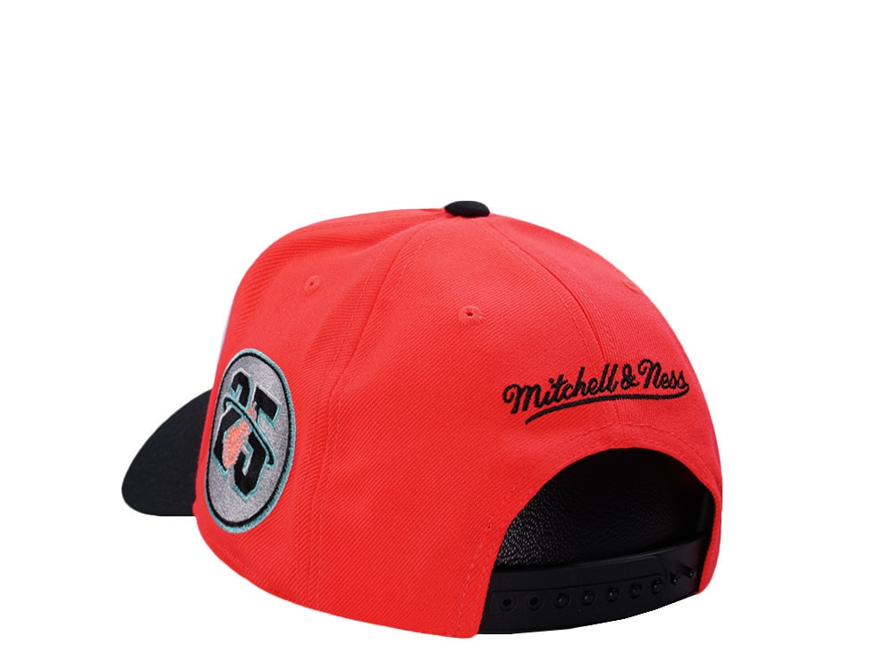 Mitchell & Ness Miami Heat NBA In The City Neon Orange Edition Pro Pinch Fit Snapback Hat