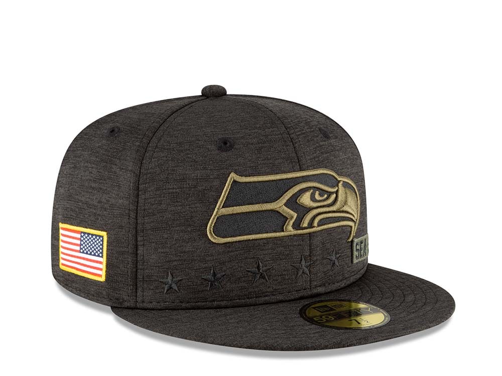 New Era Seattle Seahawks Salute to Service 2020 Fitted 59Fifty Hat