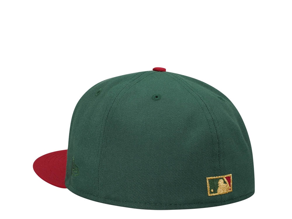 New Era Cleveland Indians 10th Anniversary Gold Prime Two Tone Edition 59Fifty Fitted Hat