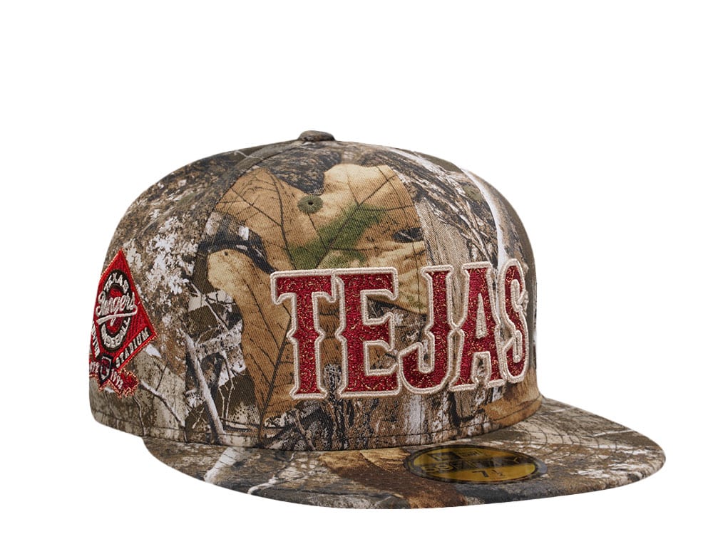 New Era Texas Rangers Arlington Stadium Realtree Prime Edition 59Fifty Fitted Hat
