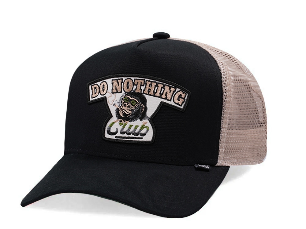 Djinns HFT Do Nothing Club Gorilla Black Trucker Snapback Hat
