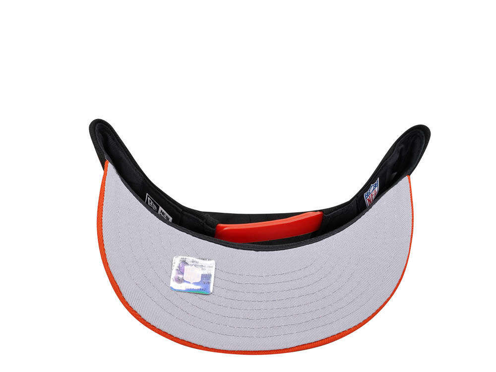 New Era Cincinnati Bengals Black and Orange Two Tone Edition 9Fifty Snapback Hat