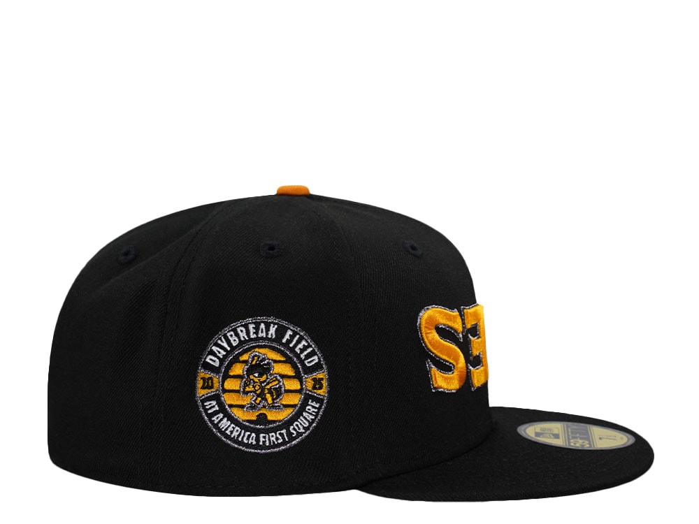 New Era Salt Lake Bees Black Prime Edition 59Fifty Fitted Hat