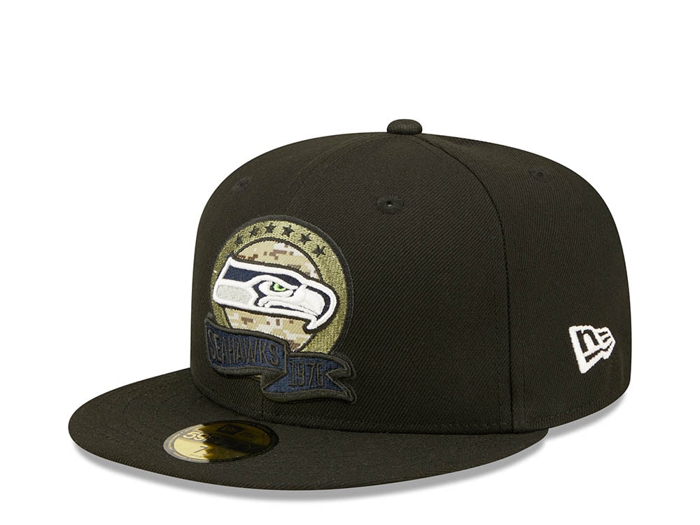 New Era Seattle Seahawks Salute to Service 2022 Fitted 59Fifty Hat
