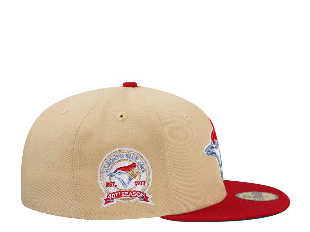New Era Toronto Blue Jays 40th Anniversary Vegas Throwback Two Tone Edition 59Fifty Fitted Hat