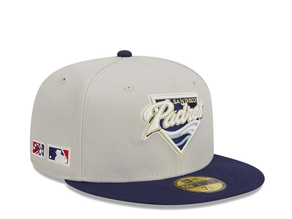 New Era San Diego Padres Farm Team Stone Throwback Two Tone Edition 59Fifty Fitted Hat