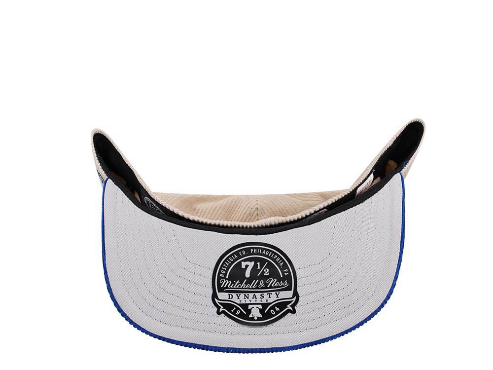 Mitchell & Ness Toronto Maple Leafs 75th Anniversary Two Tone Cord Edition Dynasty Fitted Hat
