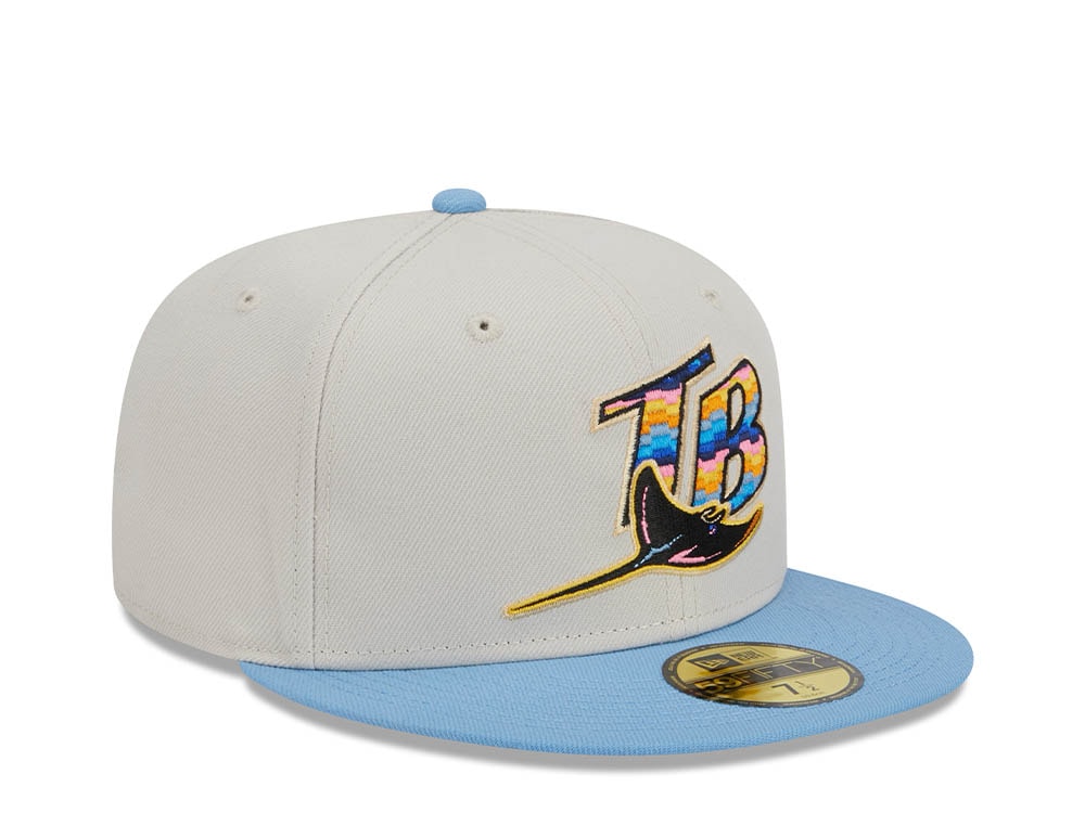 New Era Tampa Bay Rays Beachfront Stone Two Tone Edition 59Fifty Fitted Hat