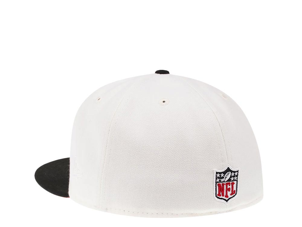 New Era Atlanta Falcons 50th Anniversary Cream Dome Edition 59Fifty Fitted Hat