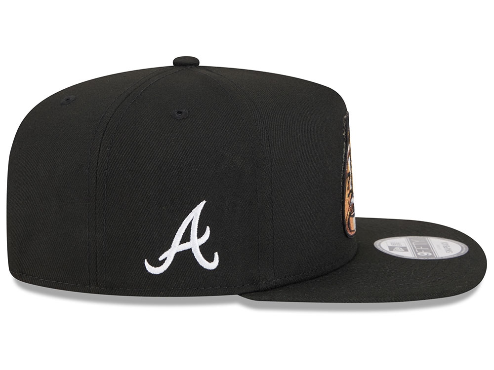 New Era Atlanta Braves Championship Ring Black Edition 9Fifty A Frame Snapback Hat