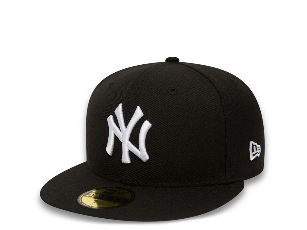 New Era New York Yankees Plain Black Prime Edition 59Fifty Fitted Hat