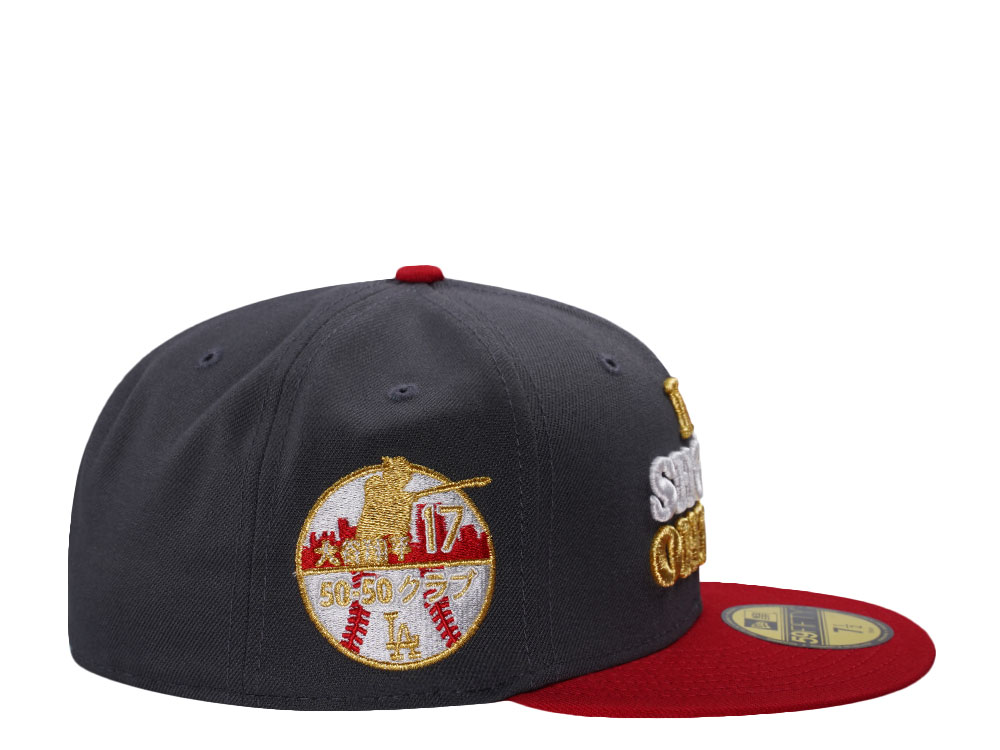 New Era Los Angeles Dodgers Shohei Ohtani Gray Two Tone Edition 59Fifty Fitted Hat